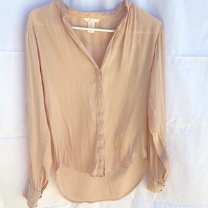 H&M Blush pink blouse size 2